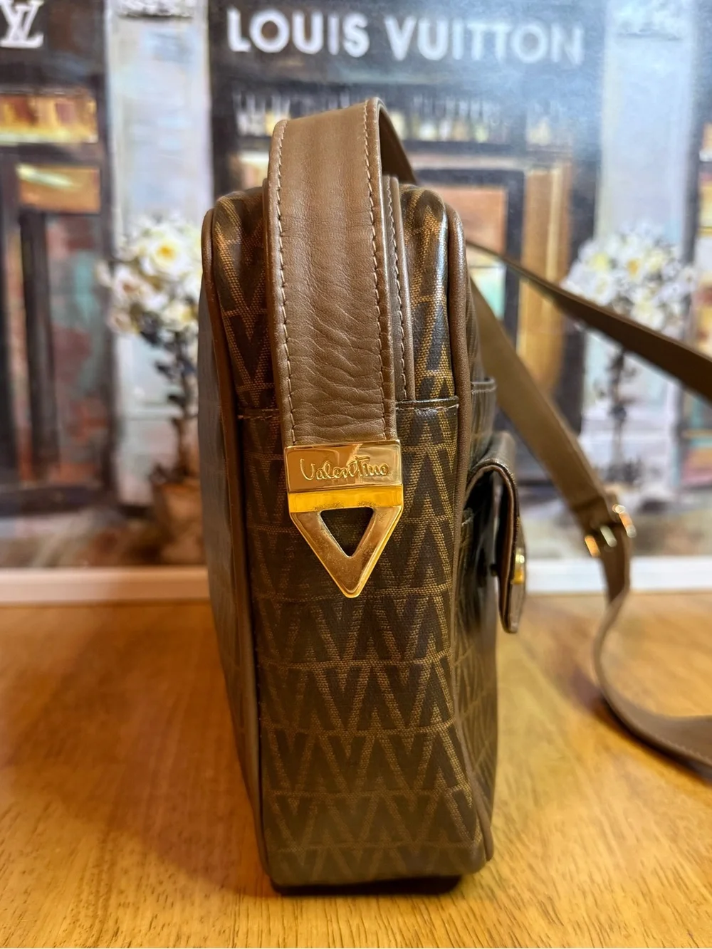 Valentino Brown Shoulder Bag